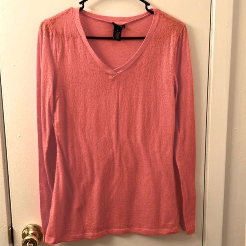 Salmon Pink Rue 21 Shirt